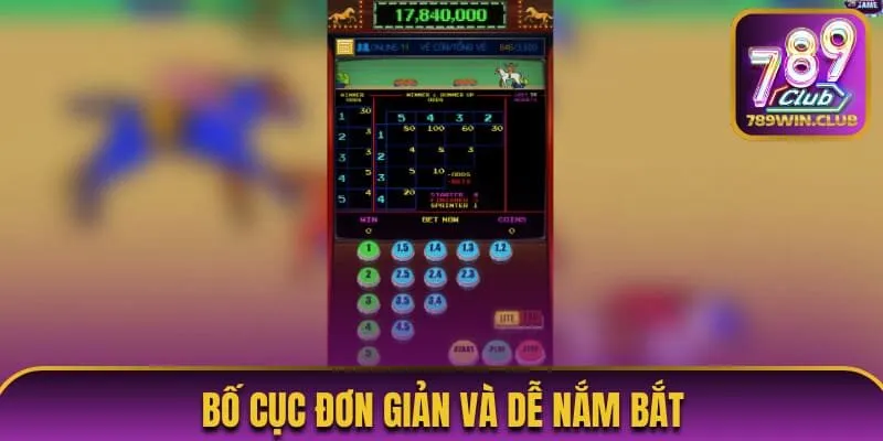 Bố cục đơn giản và dễ nắm bắt
