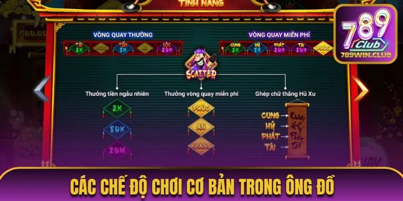 Các chế độ chơi cơ bản trong Ông Đồ