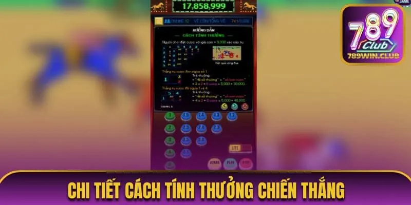 Chi tiết cách tính thưởng chiến thắng