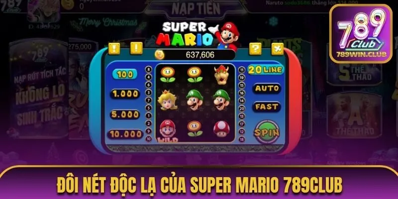 Đôi nét độc lạ của Super Mario 789Club