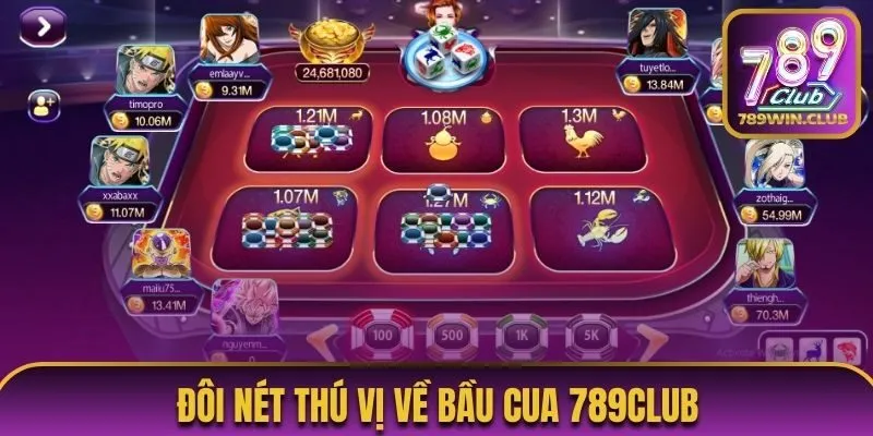 Đôi nét thú vị về Bầu Cua 789Club