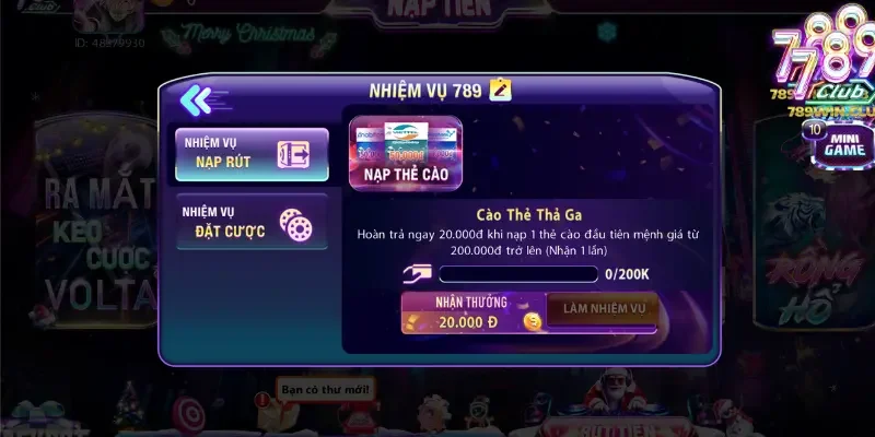 Thưởng gấp đôi cho lần đầu nạp tiền