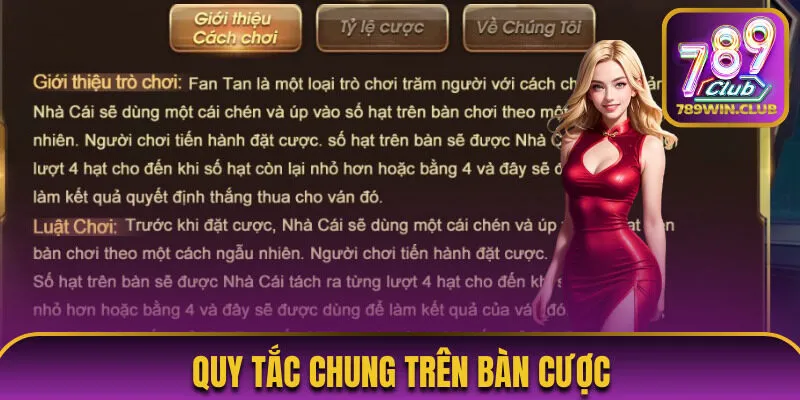 Nắm bắt quy định của trò chơi Fantan tại cổng game