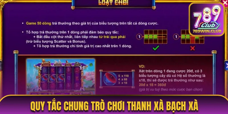 Quy định chung của Thanh xà bạch xà 789Club