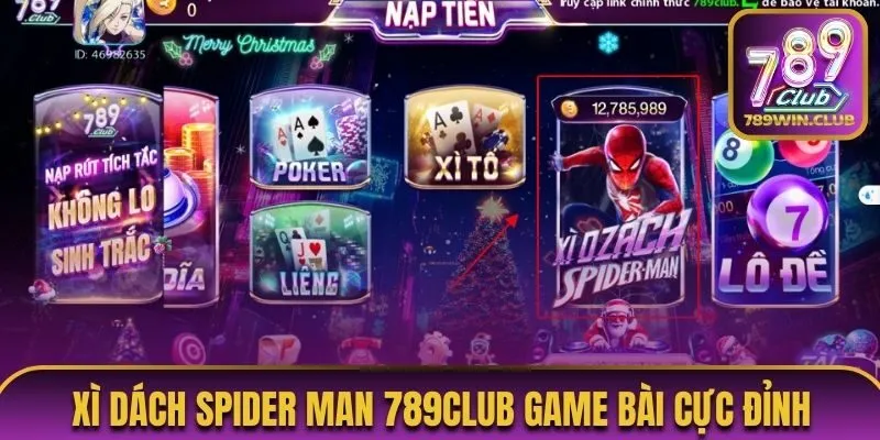 xì dách spider man 789club