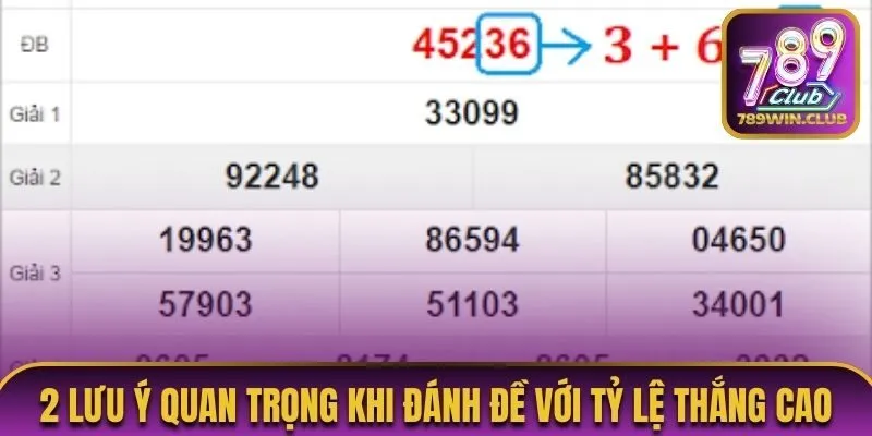 2 lưu ý quan trọng khi đánh đề với tỷ lệ thắng cao