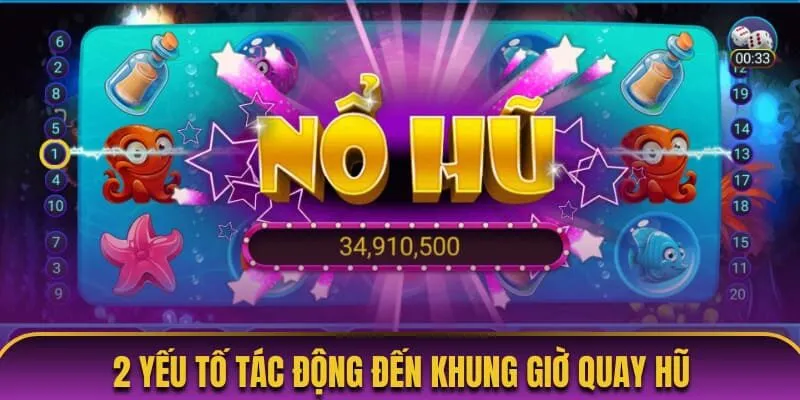 2 yếu tố tác động đến khung giờ quay hũ