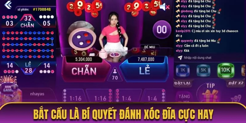 Bắt cầu là bí quyết đánh xóc đĩa cực hay