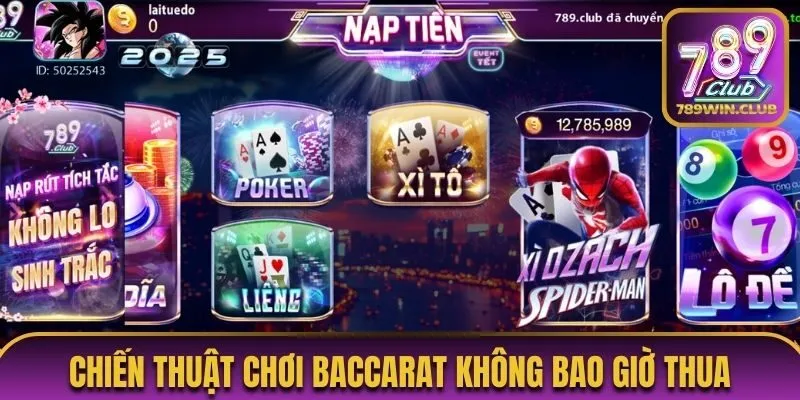 chiến thuật chơi baccarat