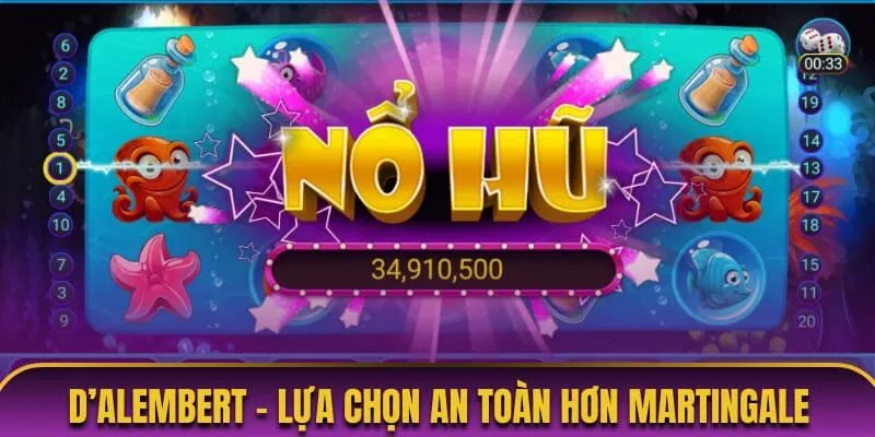 D’Alembert - lựa chọn an toàn hơn Martingale