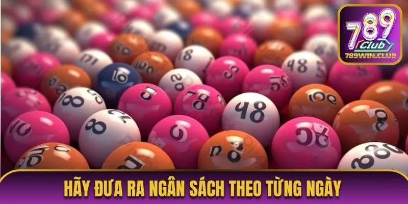 Hãy đưa ra ngân sách theo từng ngày và nghiêm túc thực hiện
