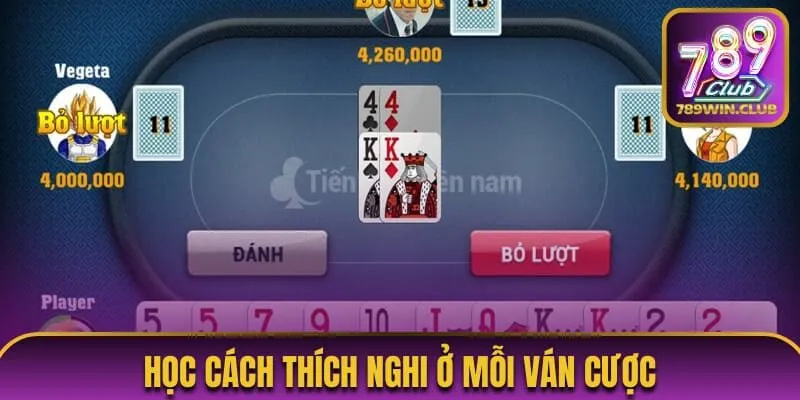 Học cách thích nghi ở mỗi ván cược