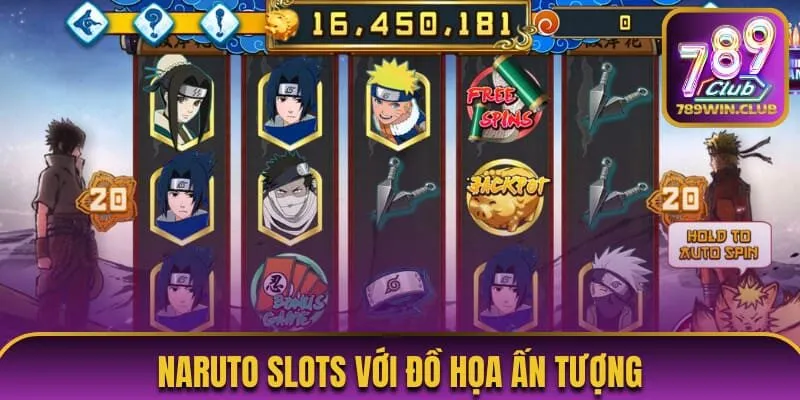 Naruto slots với đồ họa ấn tượng
