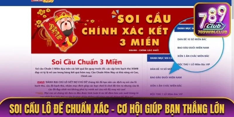soi cầu lô đề chuẩn xác